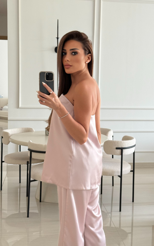 Swan | Satin Two-Piece Set