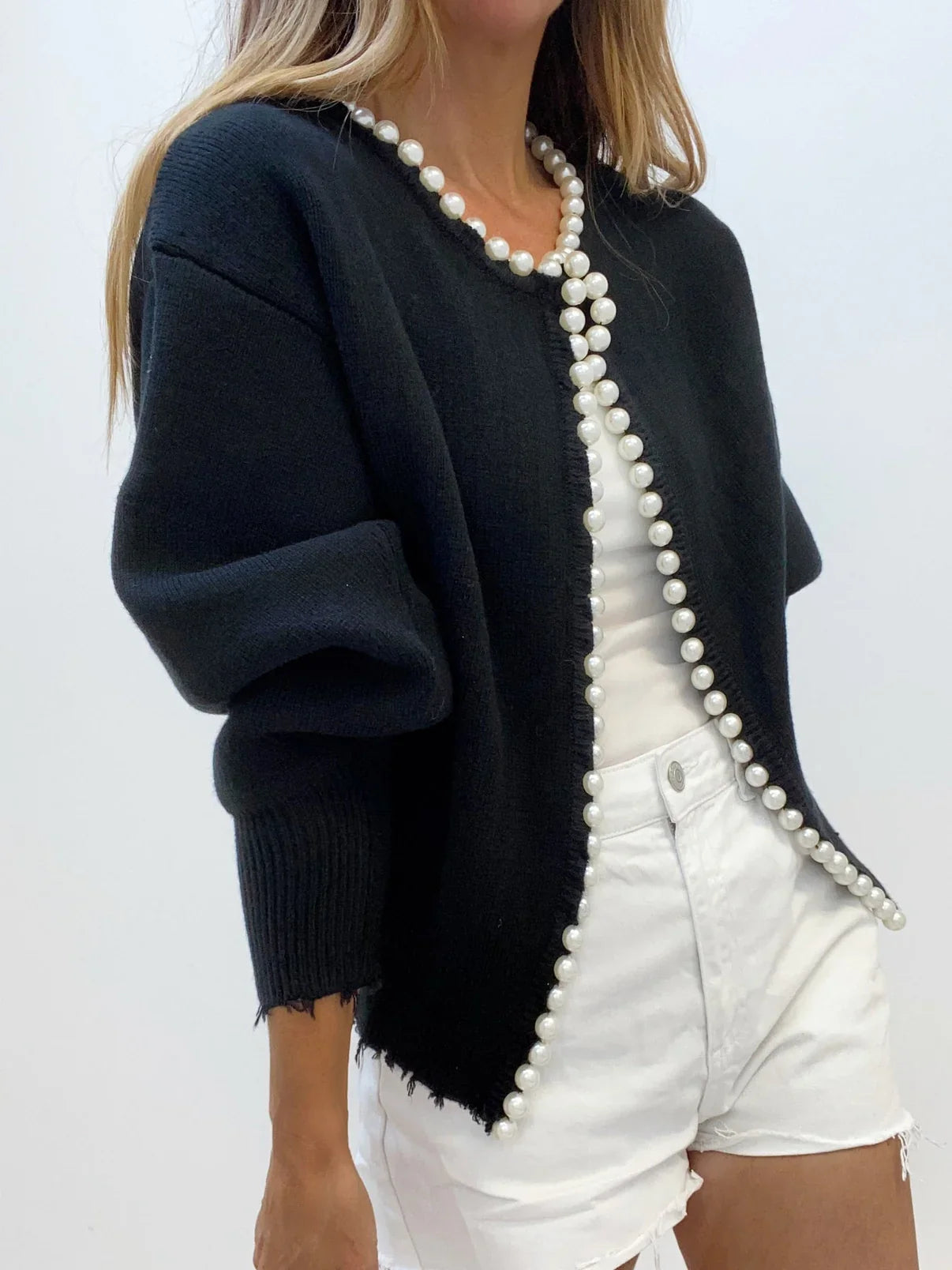 Amalia | Pearl Cardigan