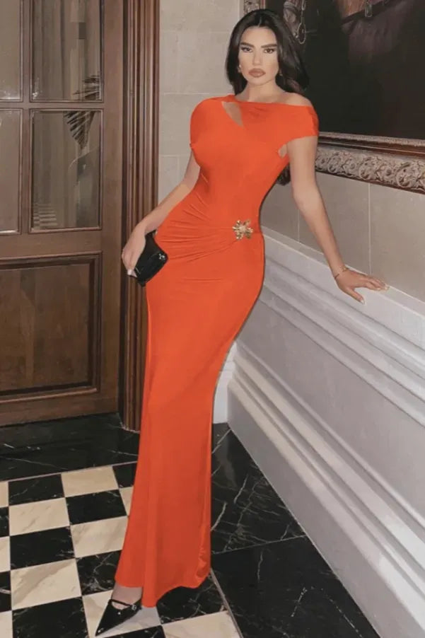 Julietta | Cut-Out Draped Maxi Dress