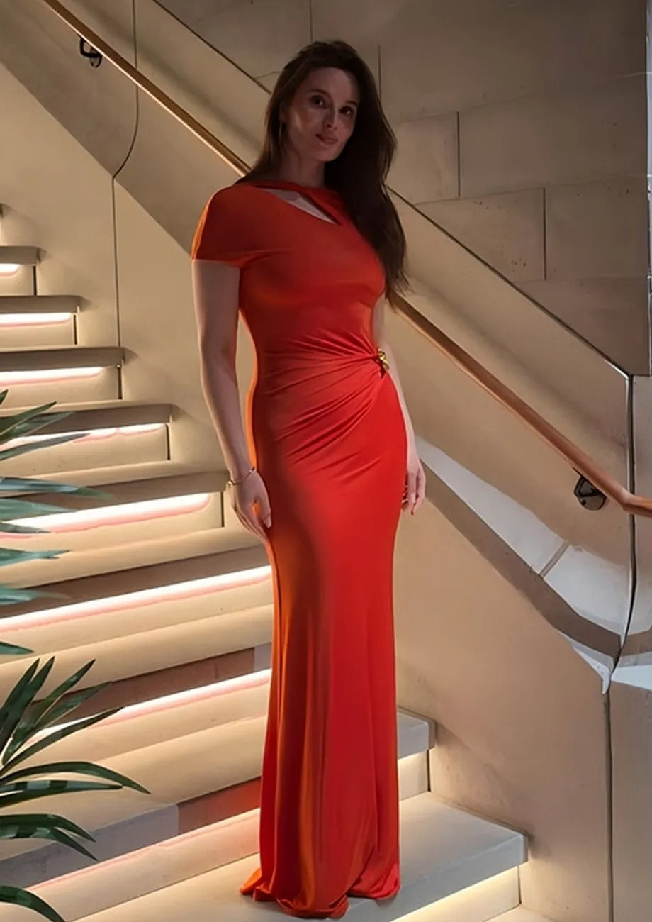 Julietta | Cut-Out Draped Maxi Dress