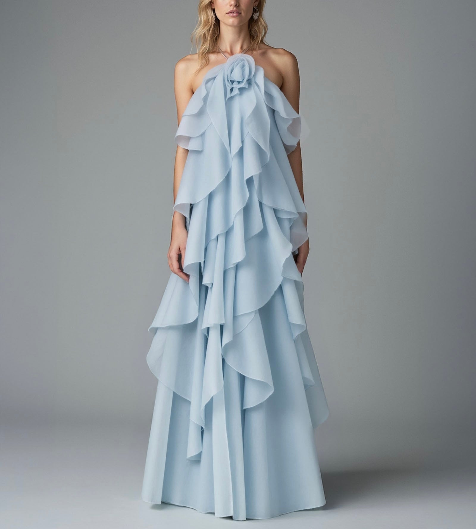 Serenya | Bloom Ruffle Maxi Dress