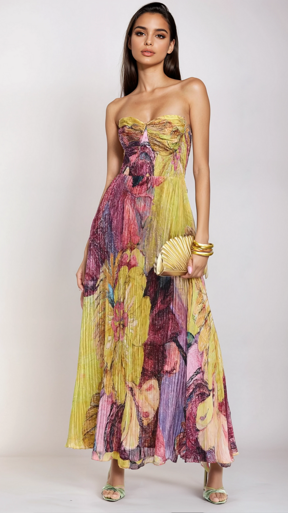 Isla | Vibrant Floral Maxi Dress