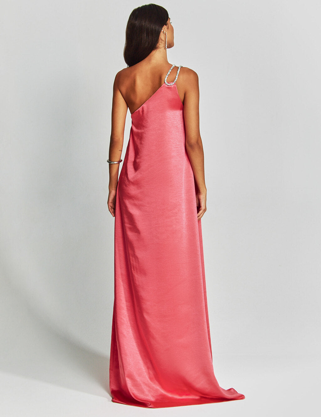 Althea | Satin One-Shoulder Maxi Dress