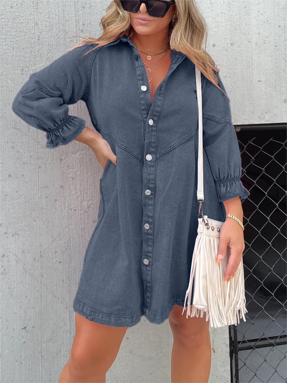 Alyra | Timeless Denim Dress