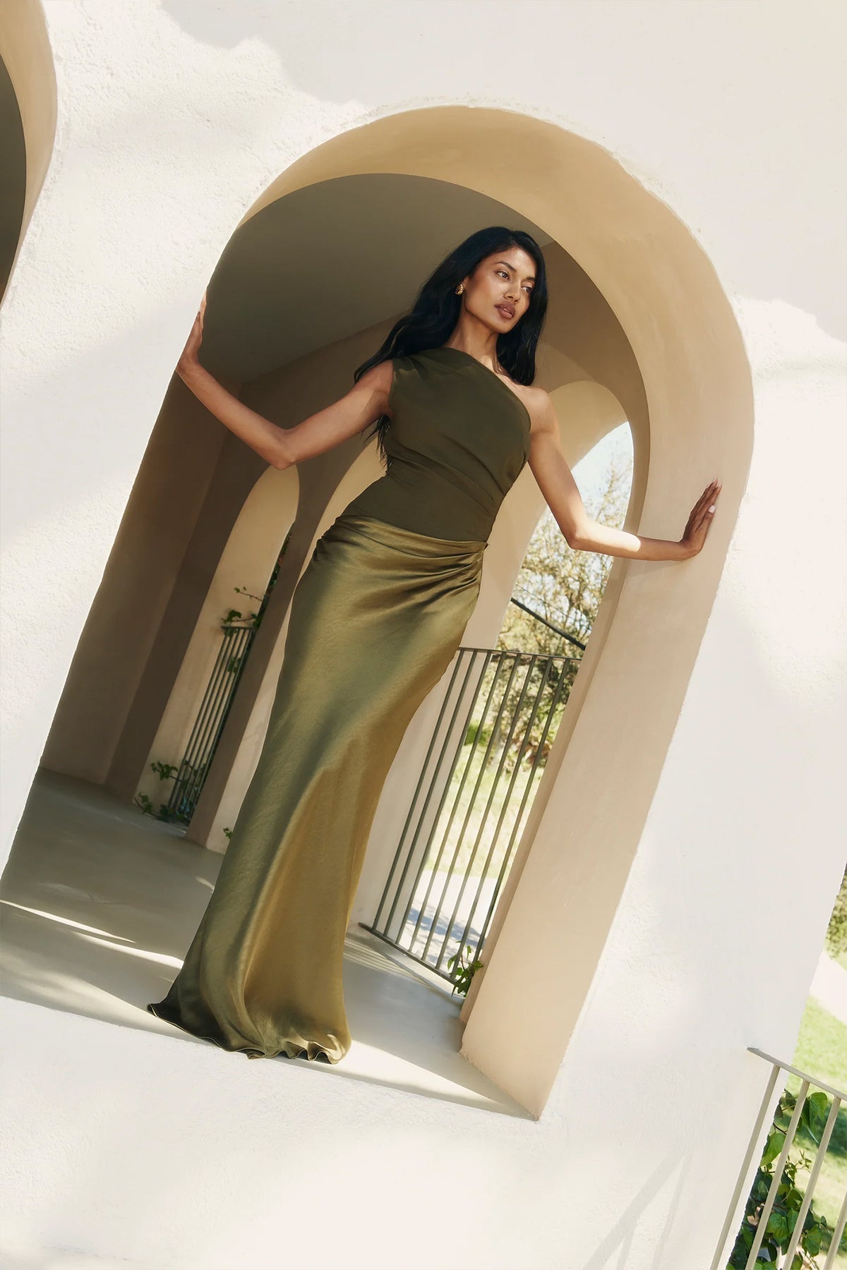 Violetta | Timeless Satin One Shoulder Dress