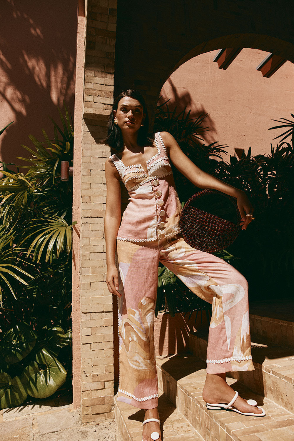 Palmera | Printed Two Piece Set