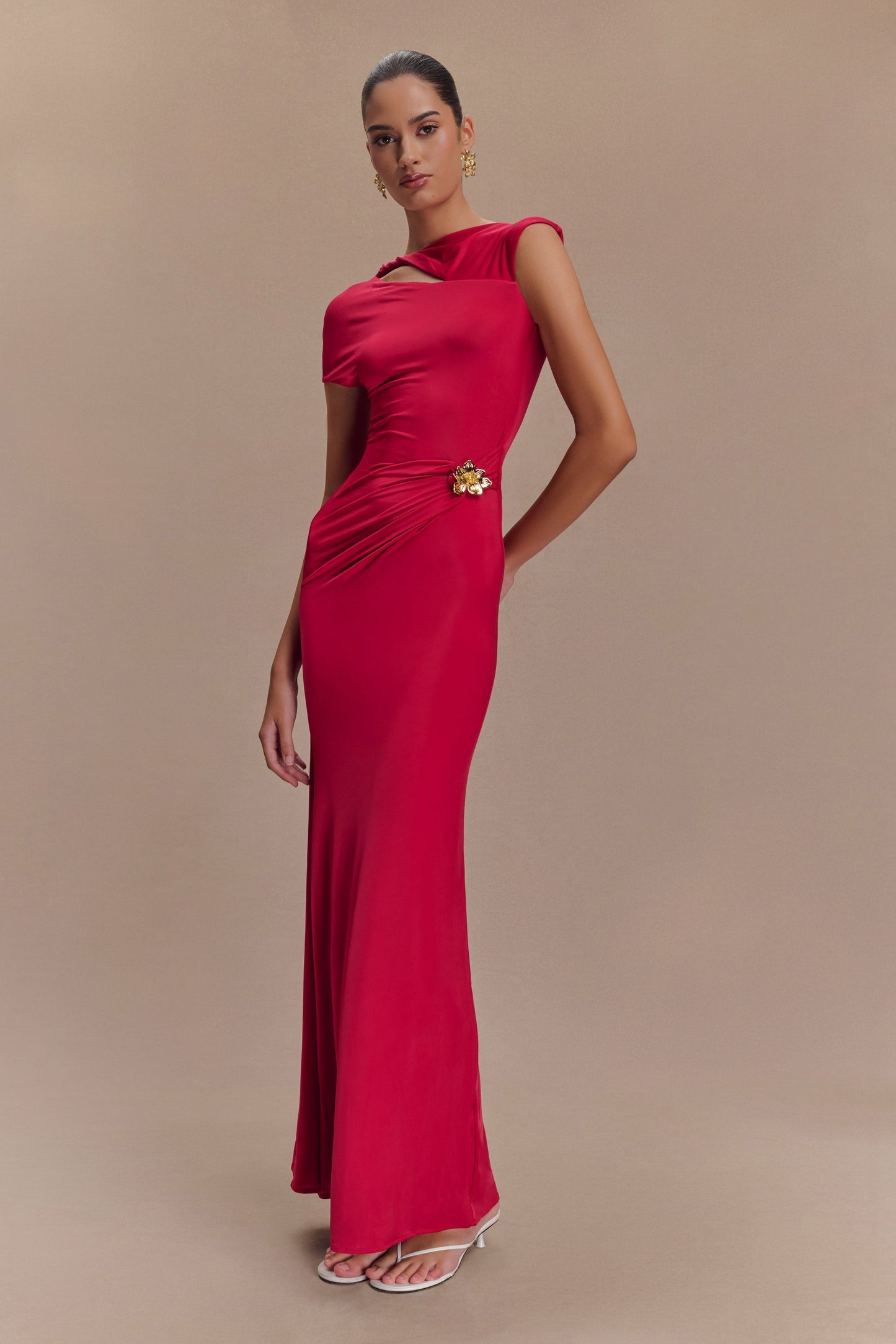 Julietta | Cut-Out Draped Maxi Dress