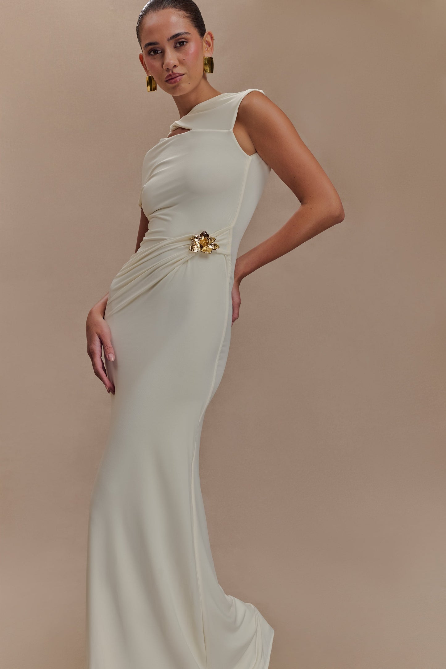Julietta | Cut-Out Draped Maxi Dress