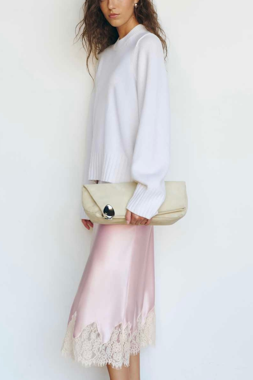 Rosa | Chic Satin Midi Skirt
