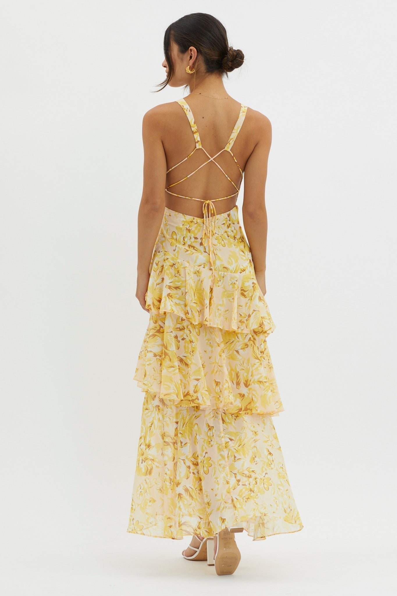 Evita | Floral Ruffle Dress