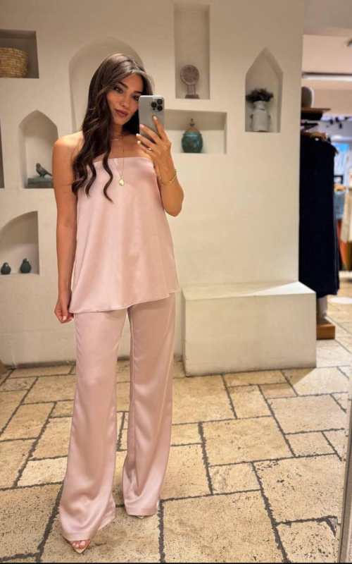 Swan | Satin Two-Piece Set