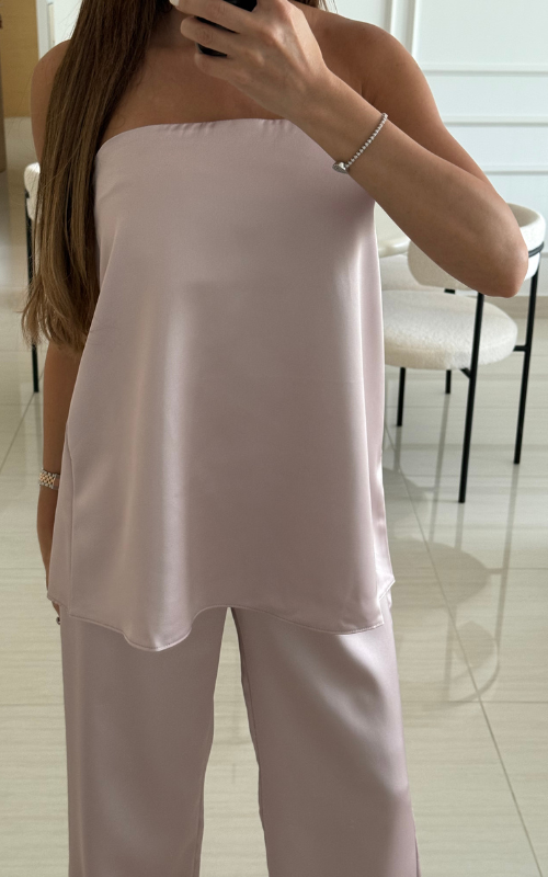 Swan | Satin Two-Piece Set