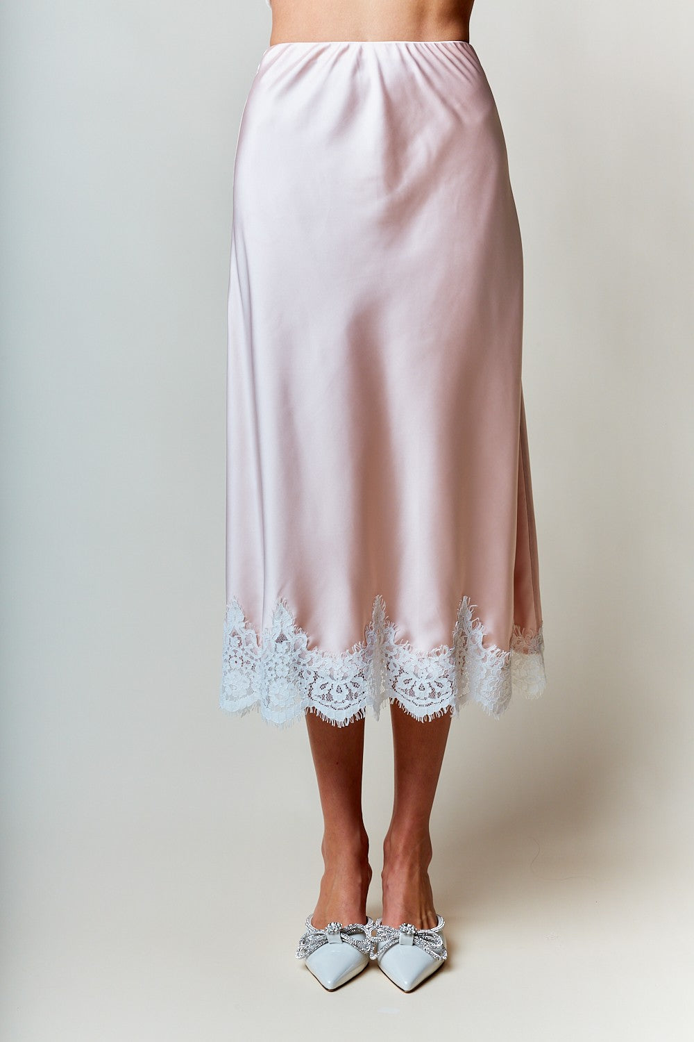 Rosa | Chic Satin Midi Skirt