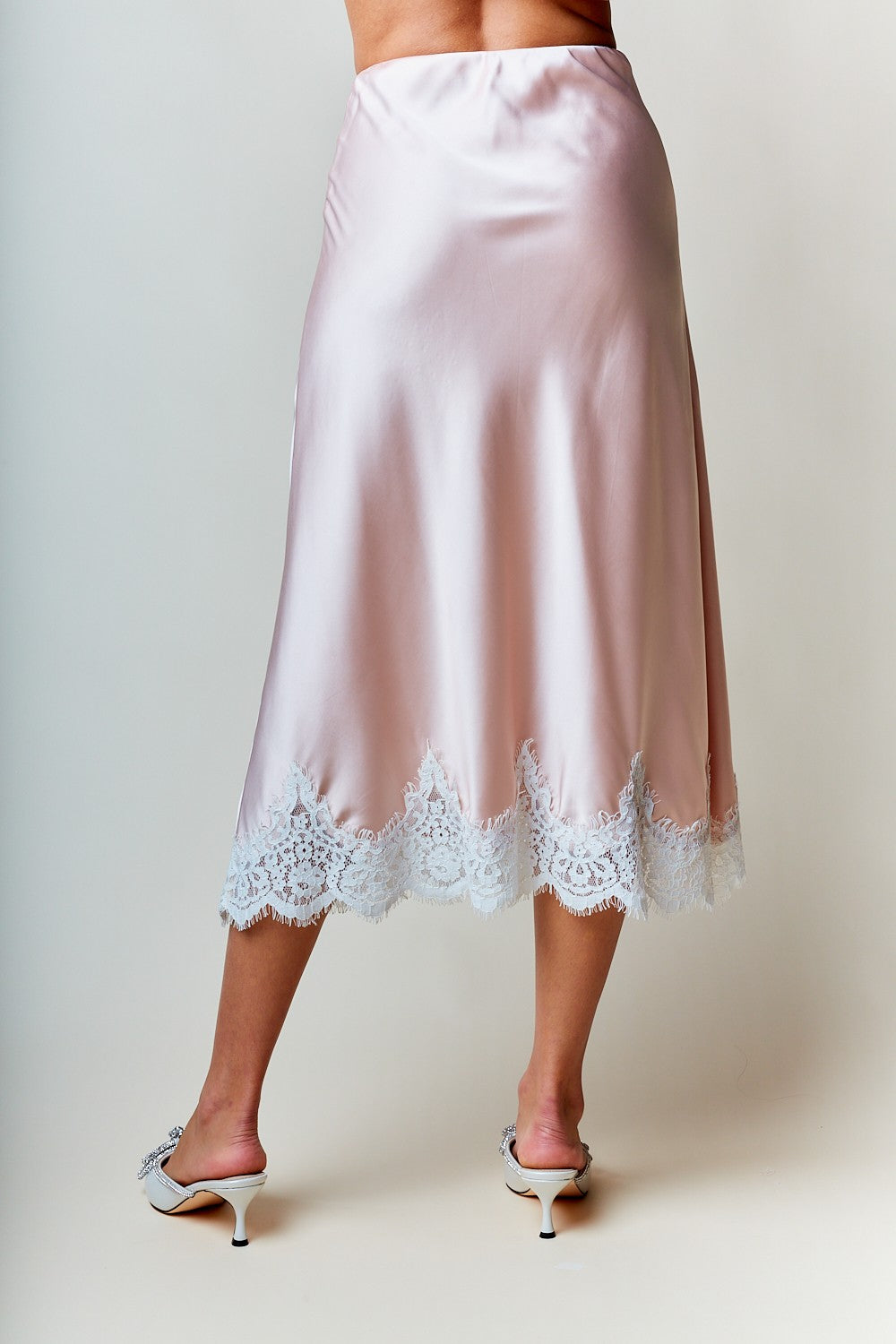 Rosa | Chic Satin Midi Skirt
