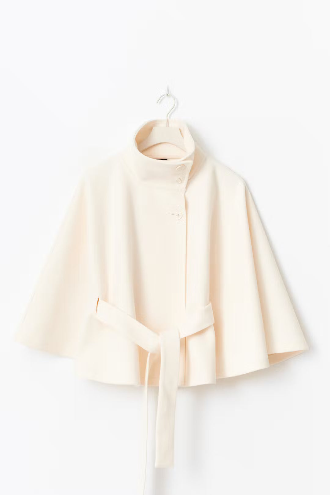 Minora | Waist-Tie Cape Coat