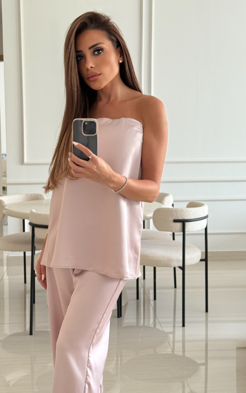 Swan | Satin Two-Piece Set