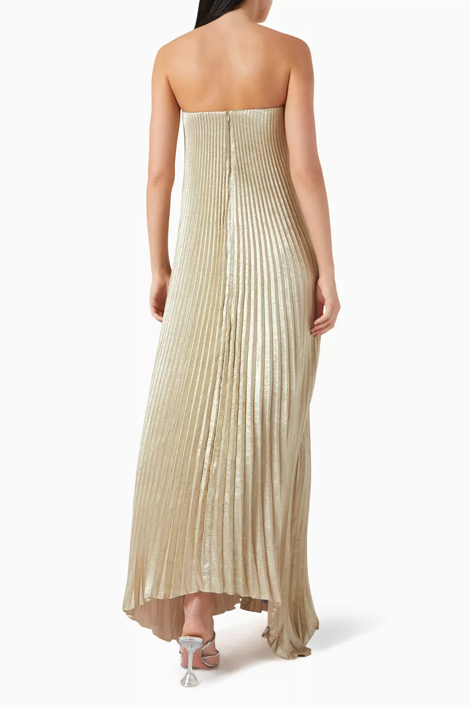Valencia | Sweetheart Pleated Maxi Dress