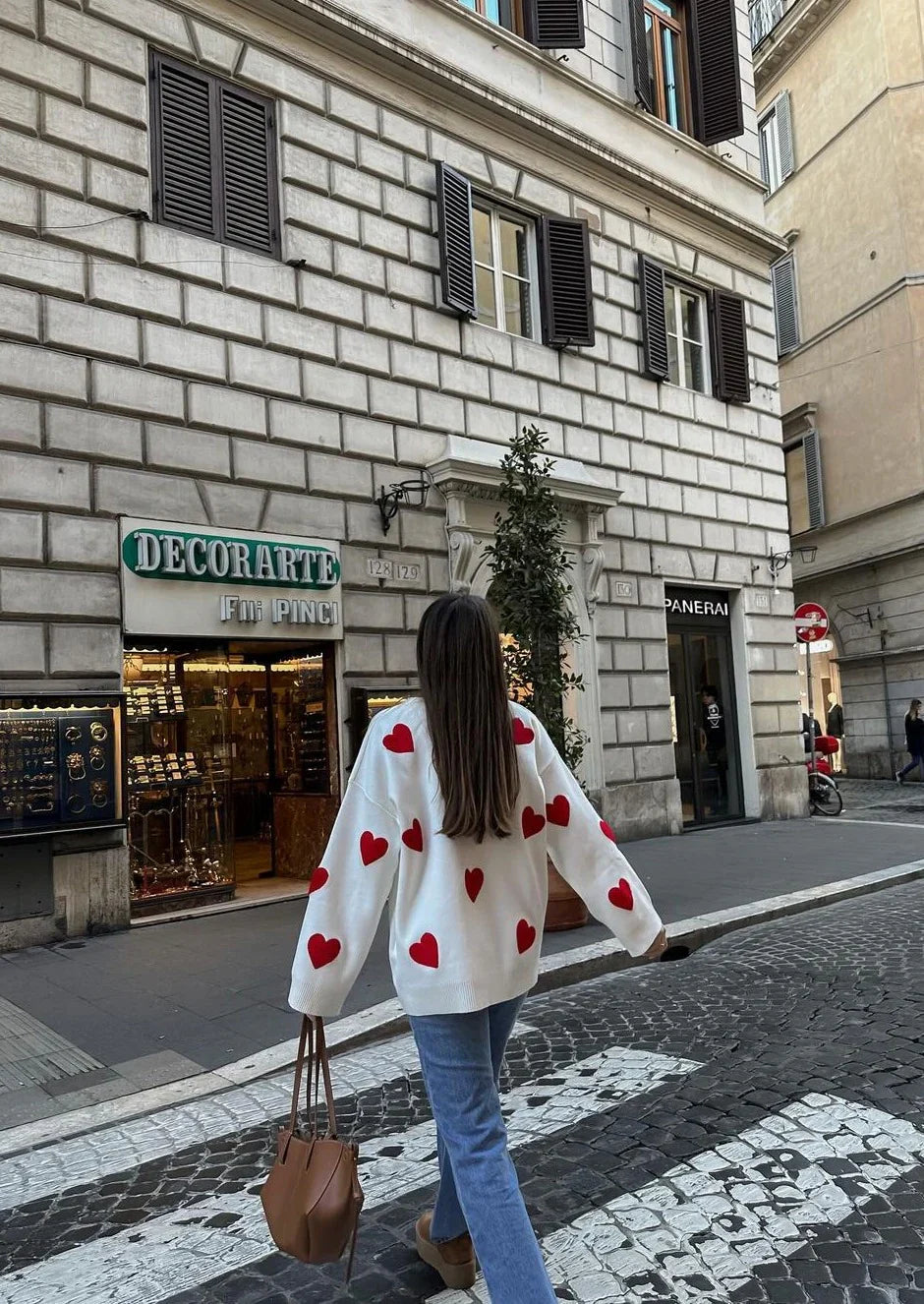 Rosa | Heart Knit Jumper