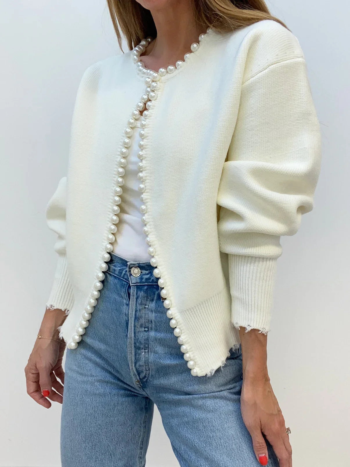 Amalia | Pearl Cardigan
