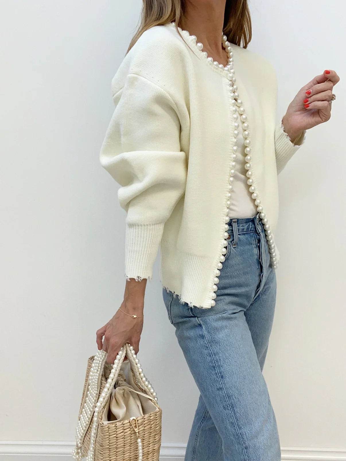Amalia | Pearl Cardigan