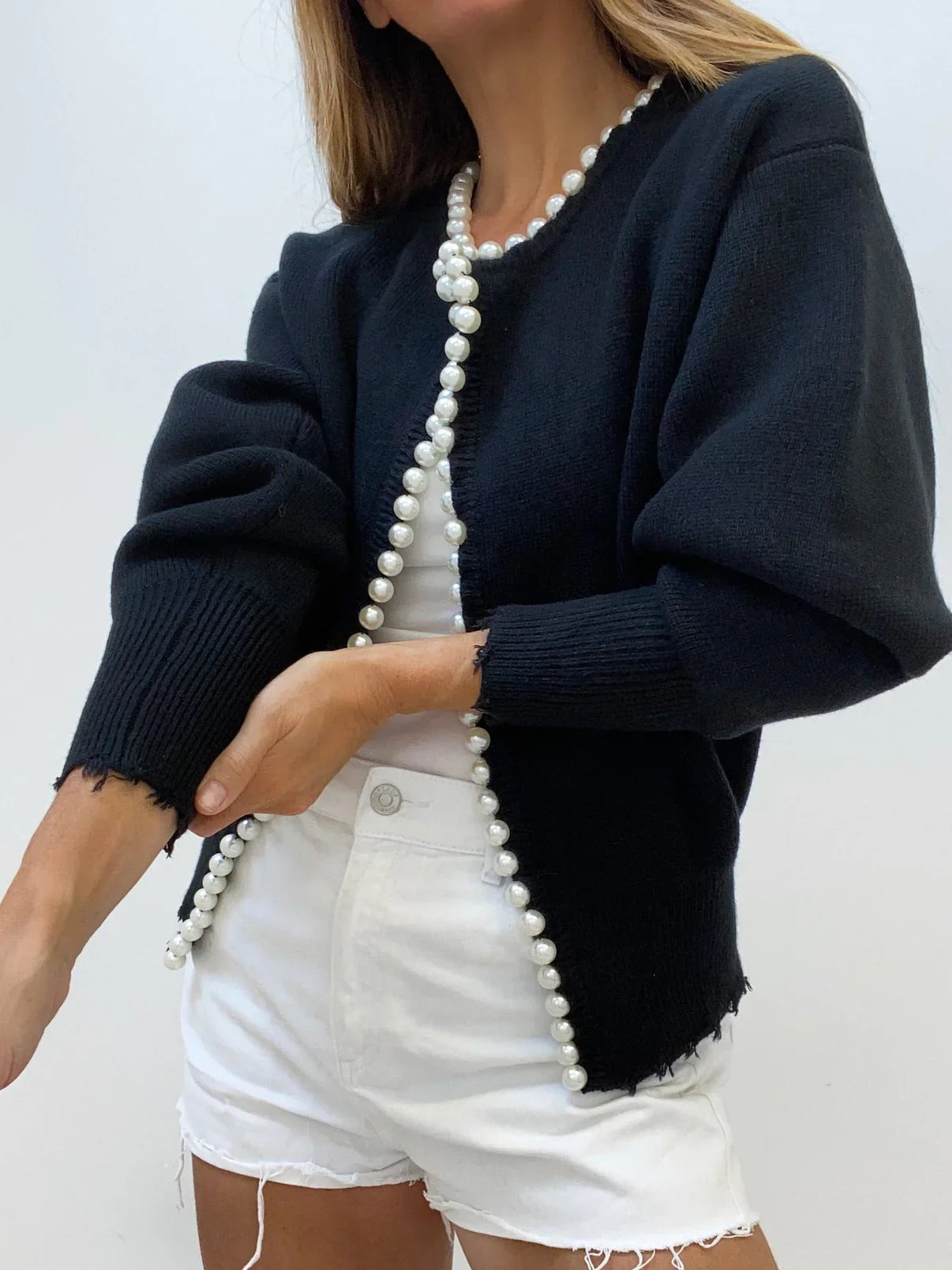 Amalia | Pearl Cardigan