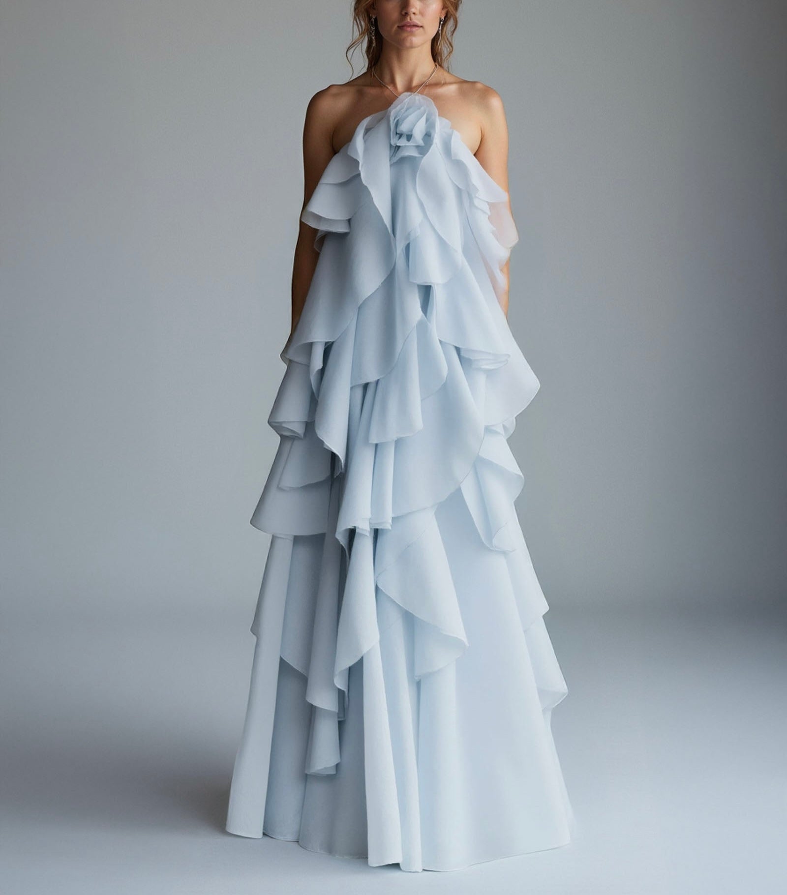 Serenya | Bloom Ruffle Maxi Dress