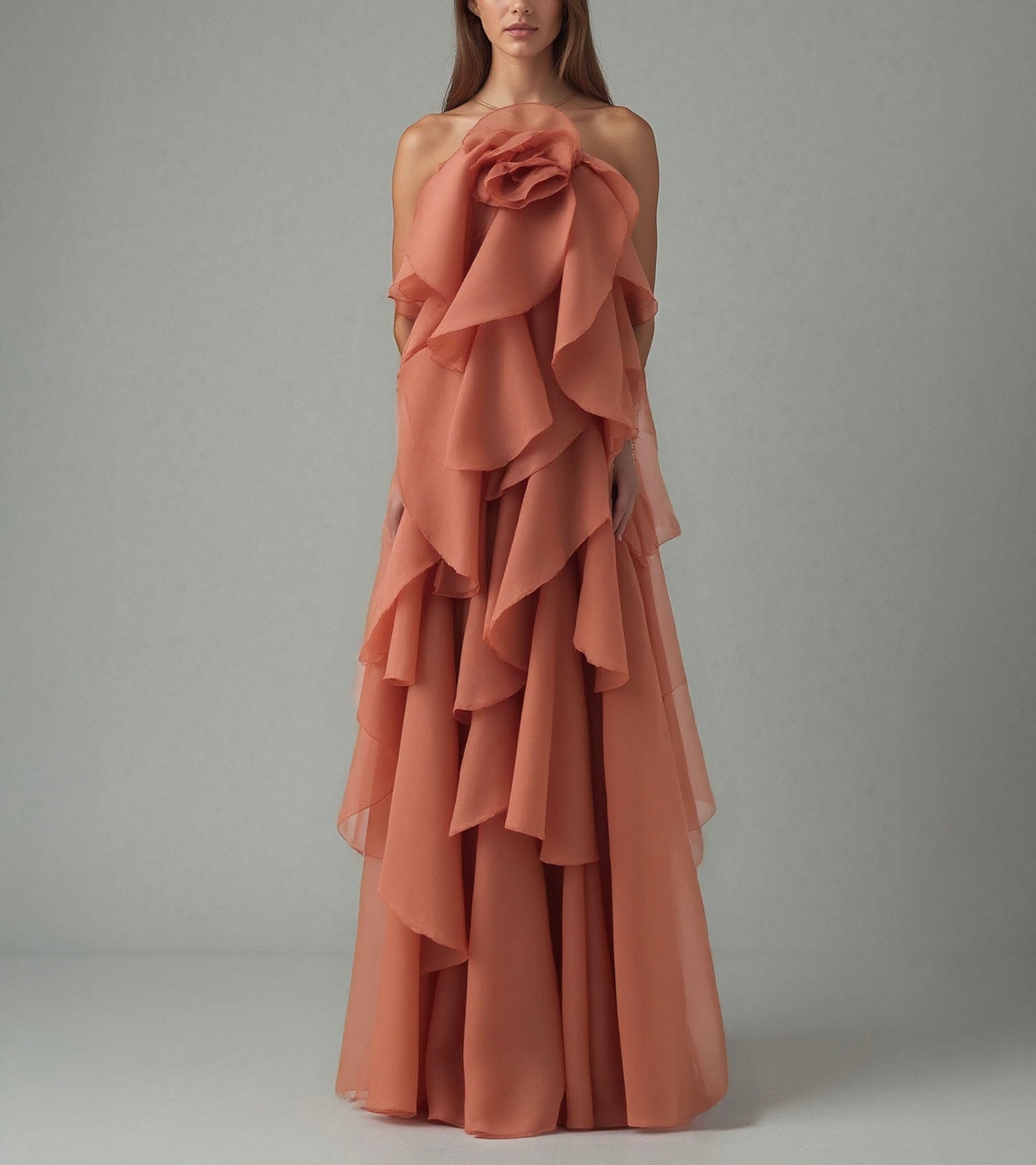 Serenya | Bloom Ruffle Maxi Dress