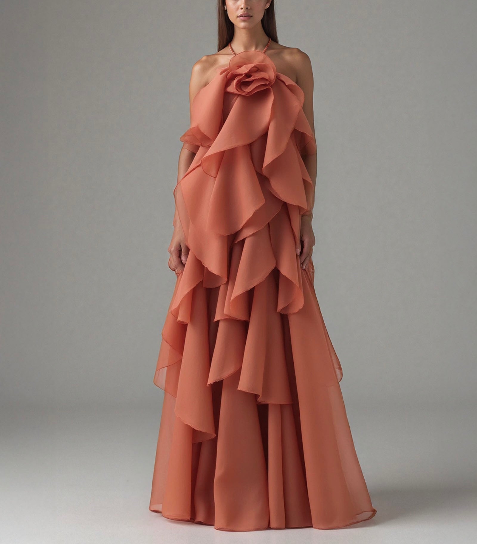 Serenya | Bloom Ruffle Maxi Dress