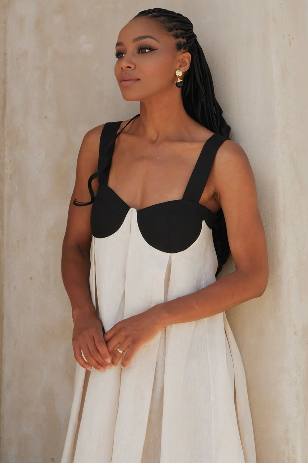Medusa | Backless Tie-up Loose Maxi Dress