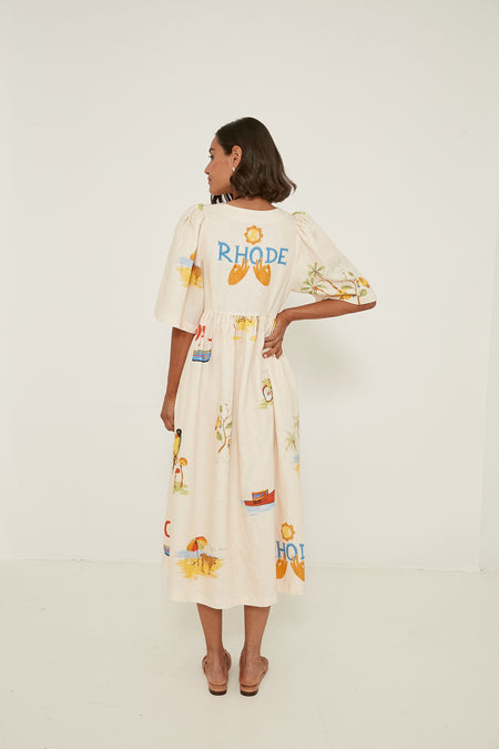 Noelia | Mediterranean Breeze Maxi Dress