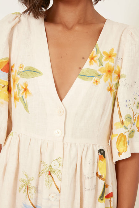 Noelia | Mediterranean Breeze Maxi Dress