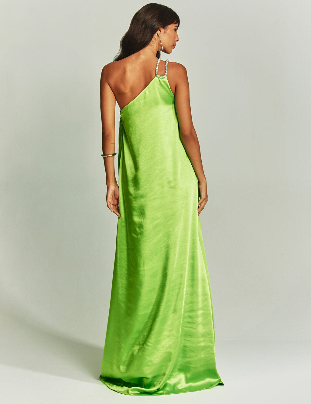 Althea | Satin One-Shoulder Maxi Dress