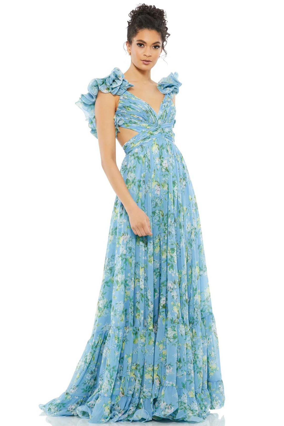 Lyanna | Garden Bloom Backless Maxi Dress