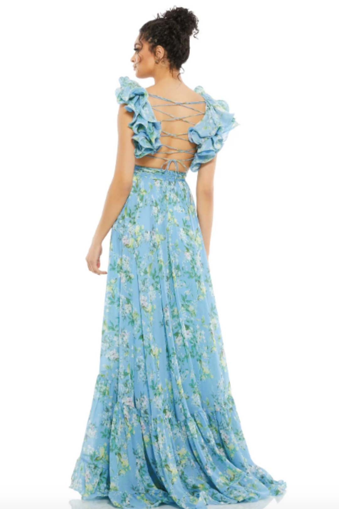Lyanna | Garden Bloom Backless Maxi Dress