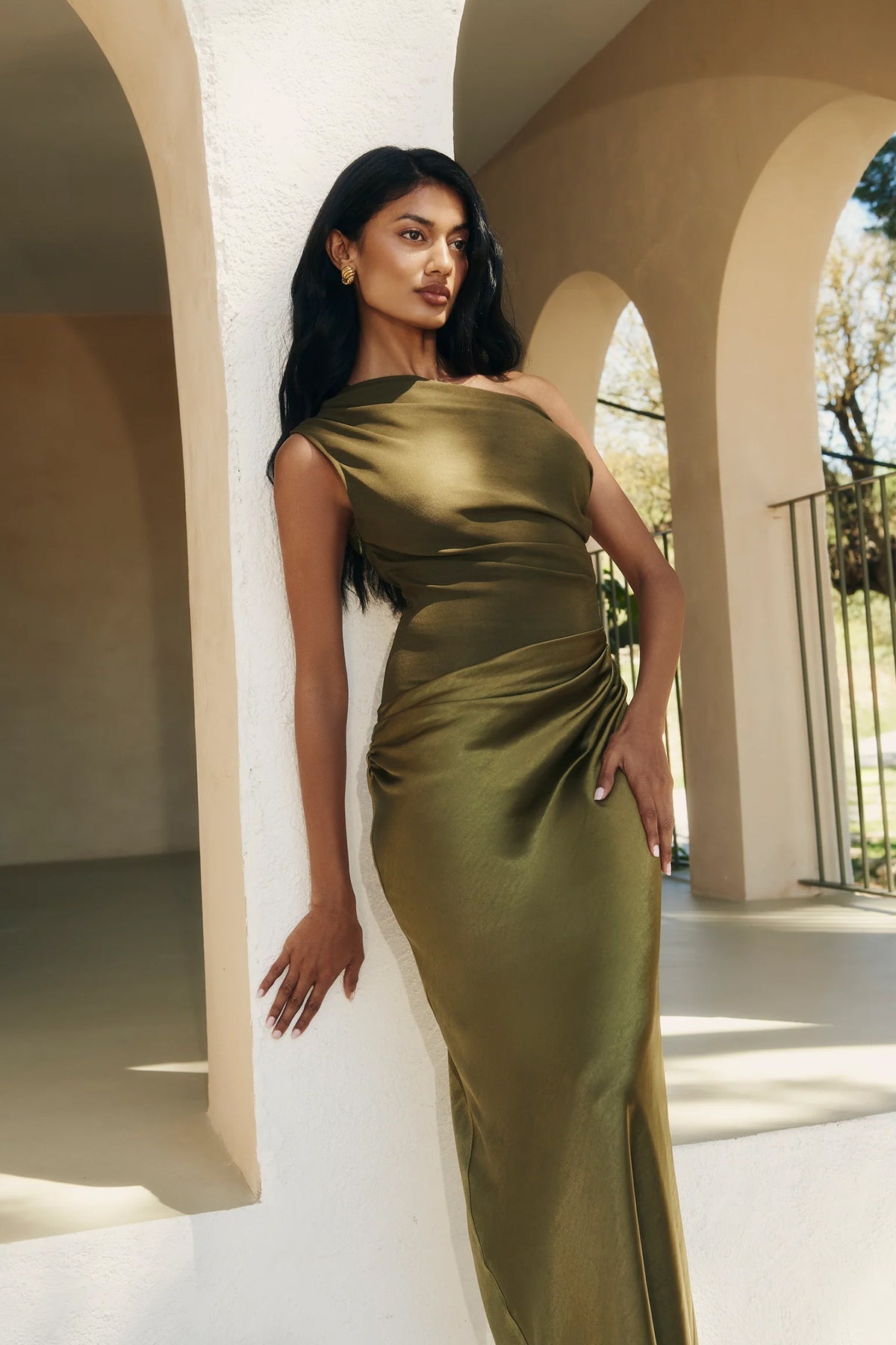 Violetta | Timeless Satin One Shoulder Dress