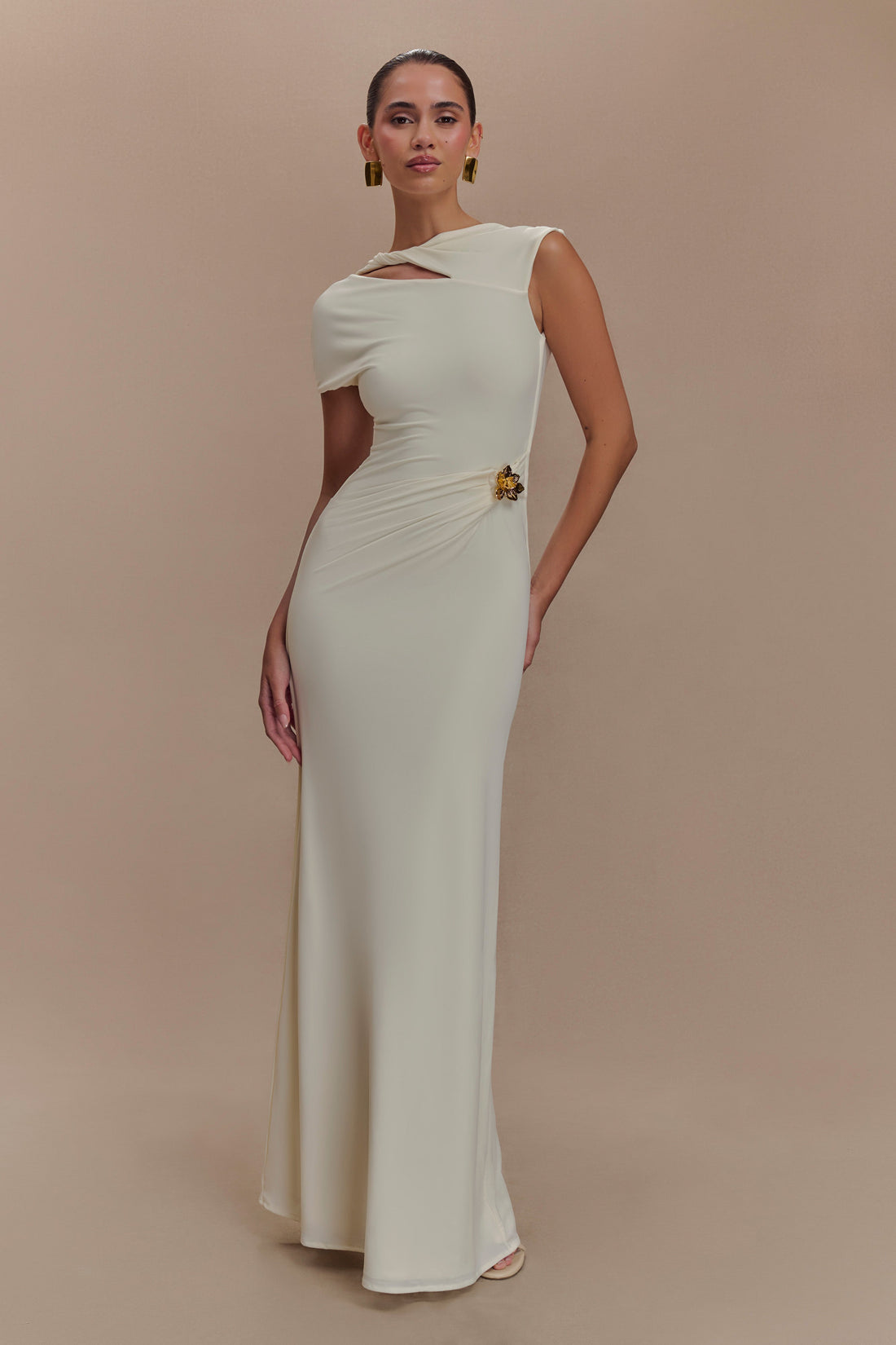 Julietta | Cut-Out Draped Maxi Dress