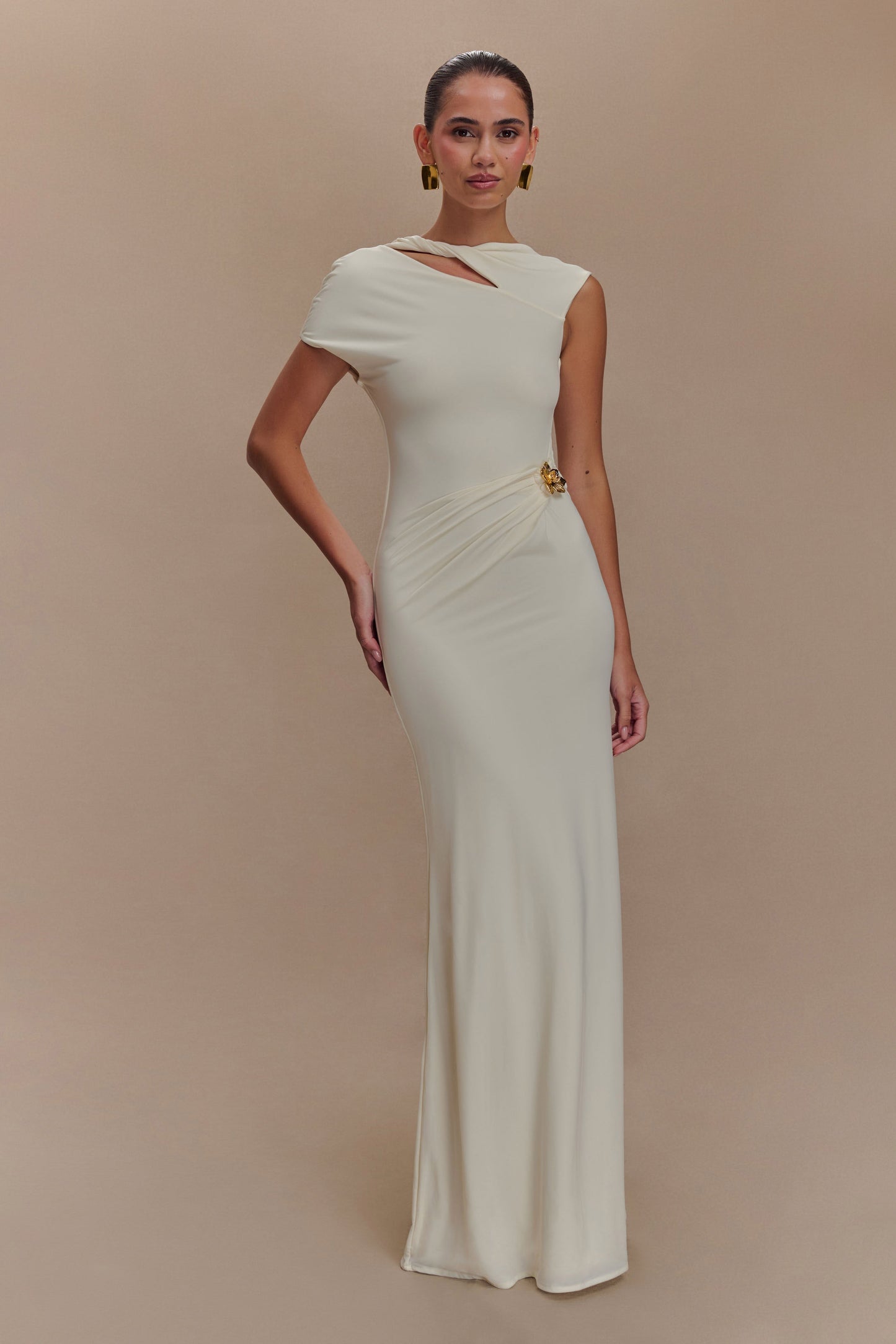 Julietta | Cut-Out Draped Maxi Dress