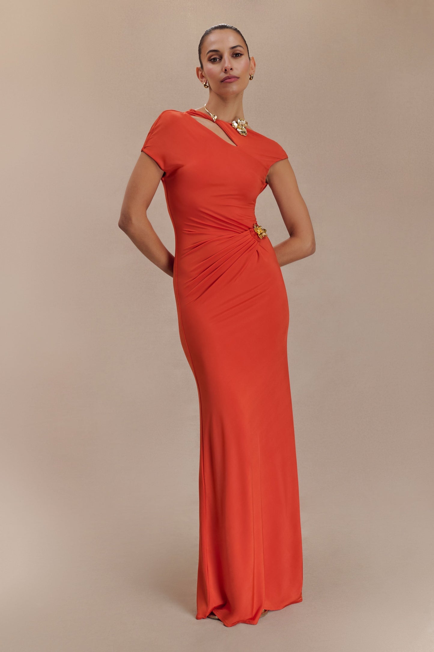 Julietta | Cut-Out Draped Maxi Dress