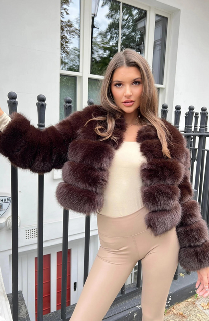 Genevieve | Faux Fur Coat