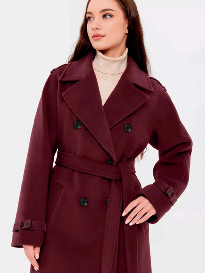 Victoria’s | Classic Burgundy Coat