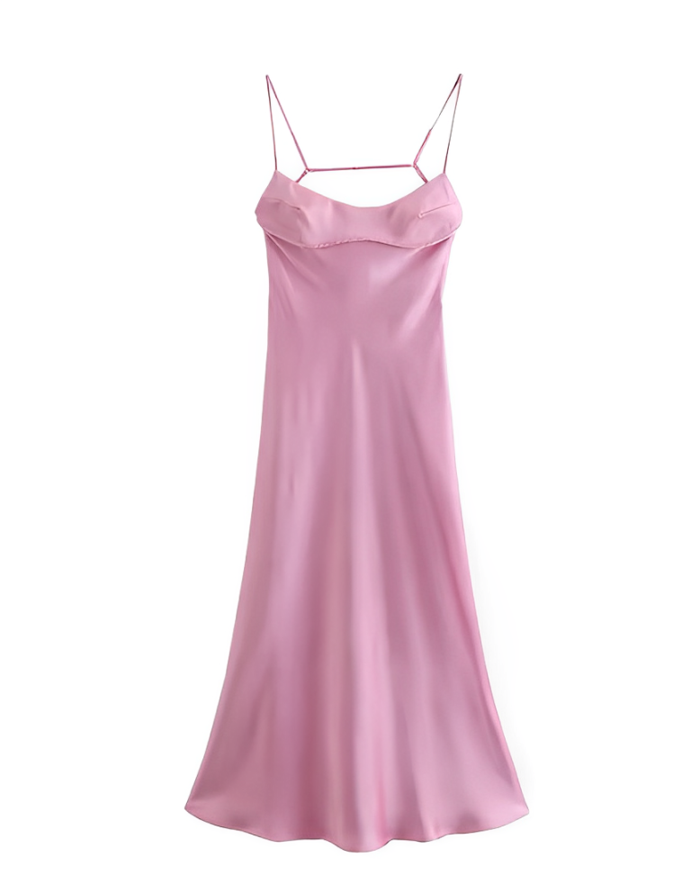 Stella | Satin Silk Dress