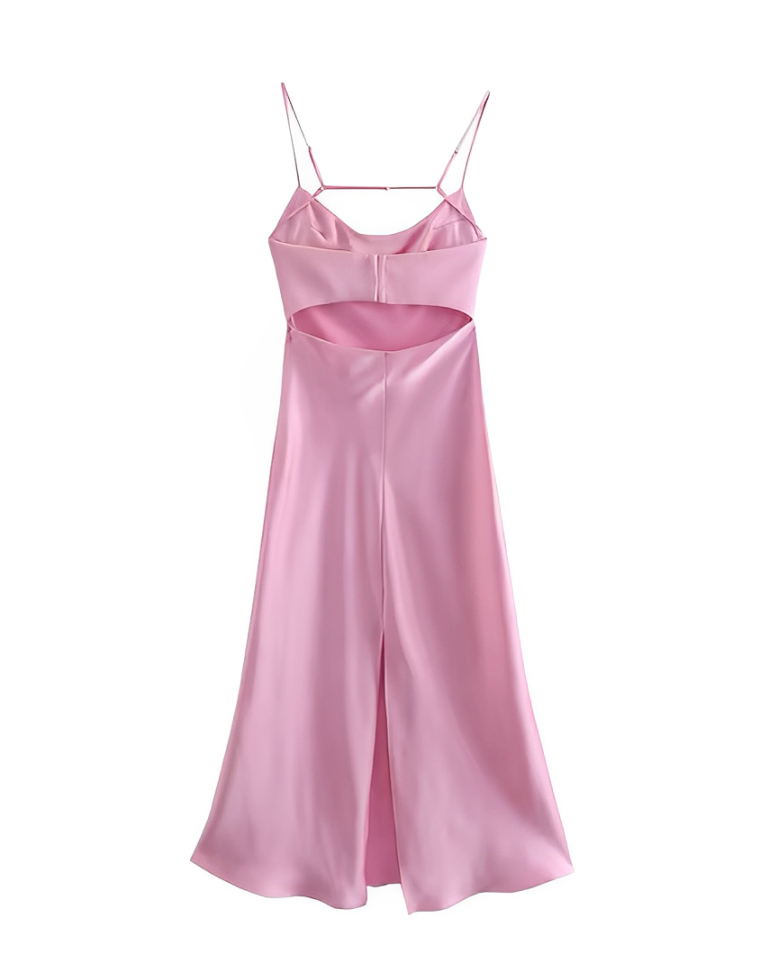 Stella | Satin Silk Dress