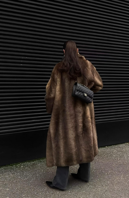 Vivienne | Fluffy Trench Coat