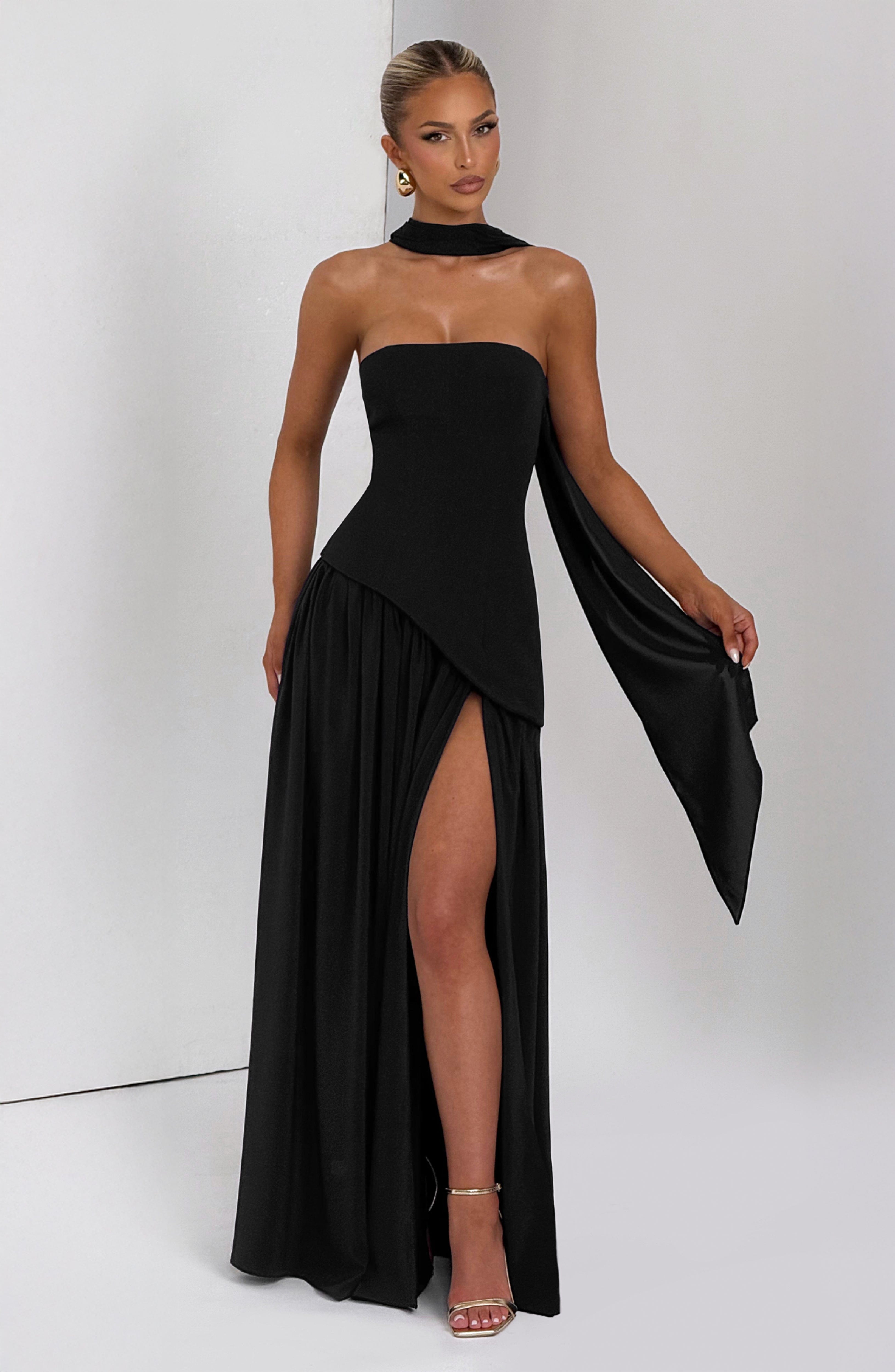Vivian | Twilight Bloom Maxi Dress